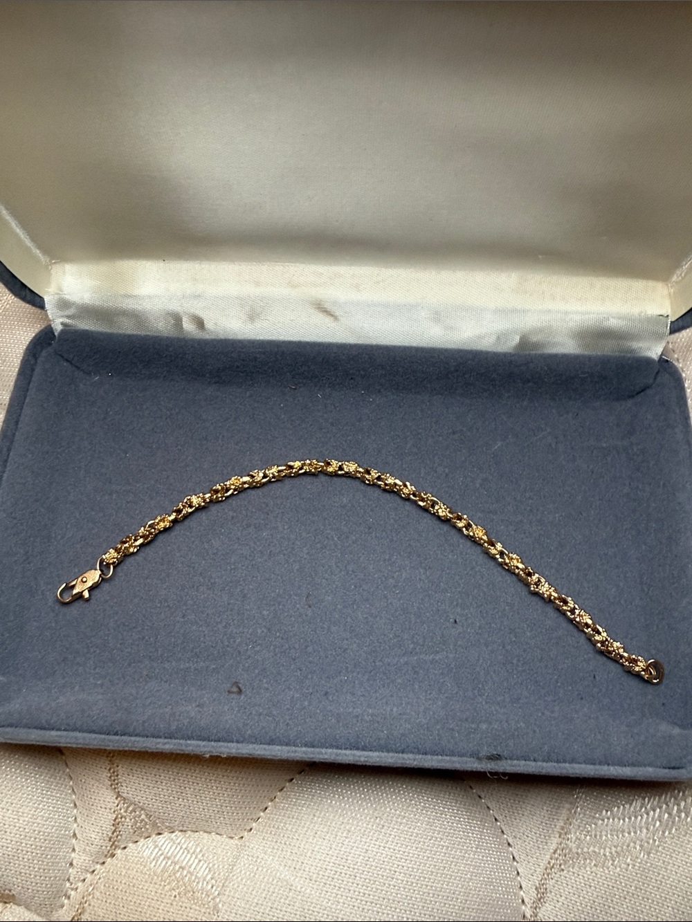 Elegant Gold Rope Chain Bracelet - Women's Jewelry vintage gold chain